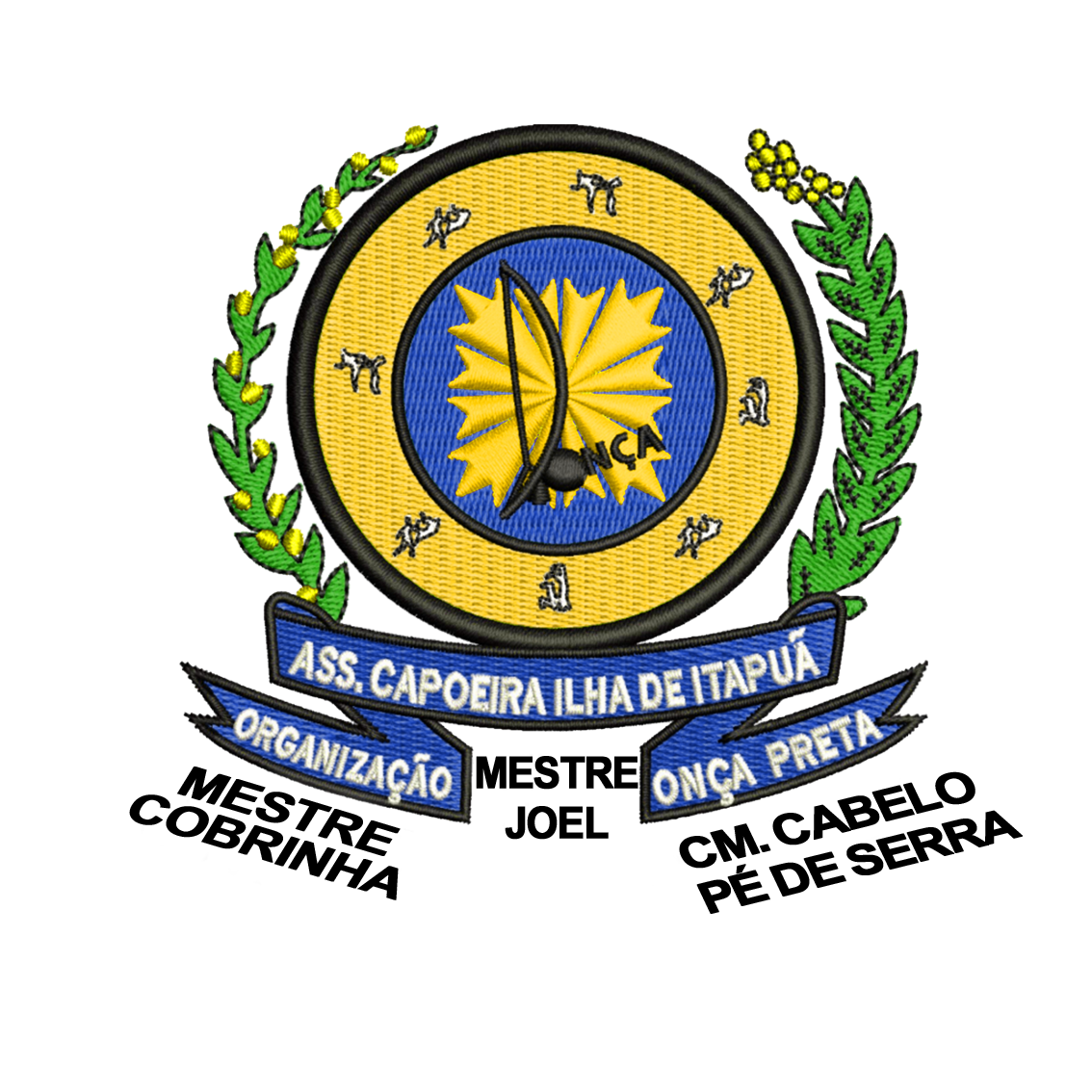 Logo Organização Onça Chile con Contramestre Cabelo